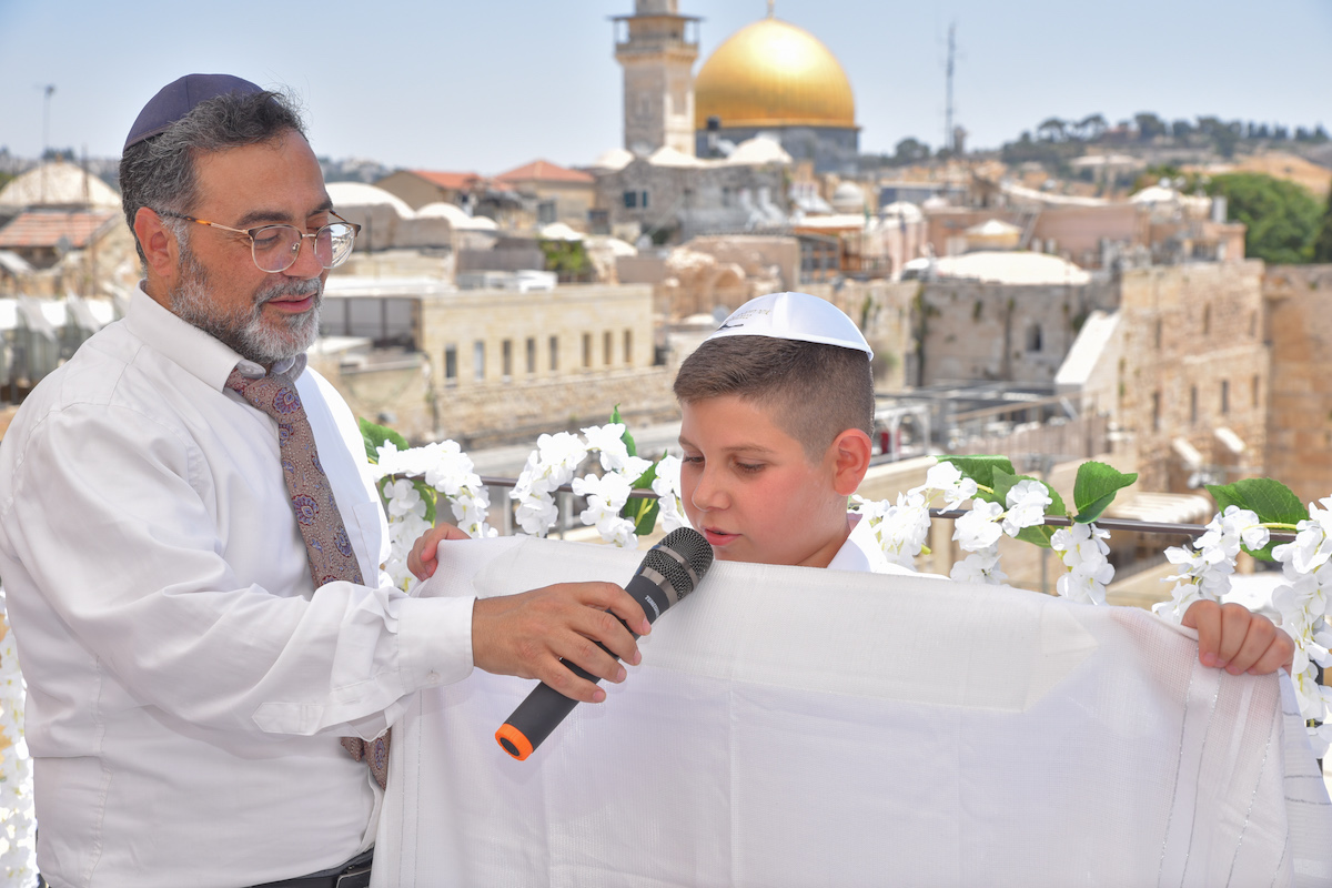 בר מצווה בשמי הכותל