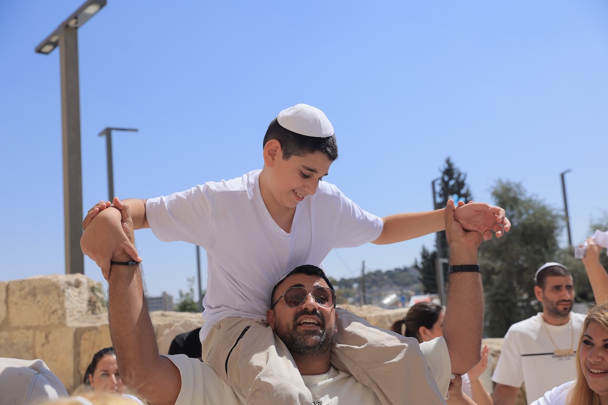בר מצווה בכותל